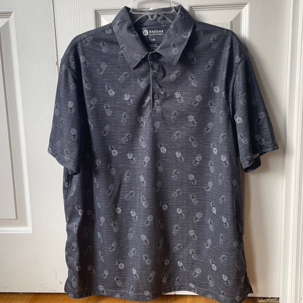 Haggar 3 button collared polo shirt